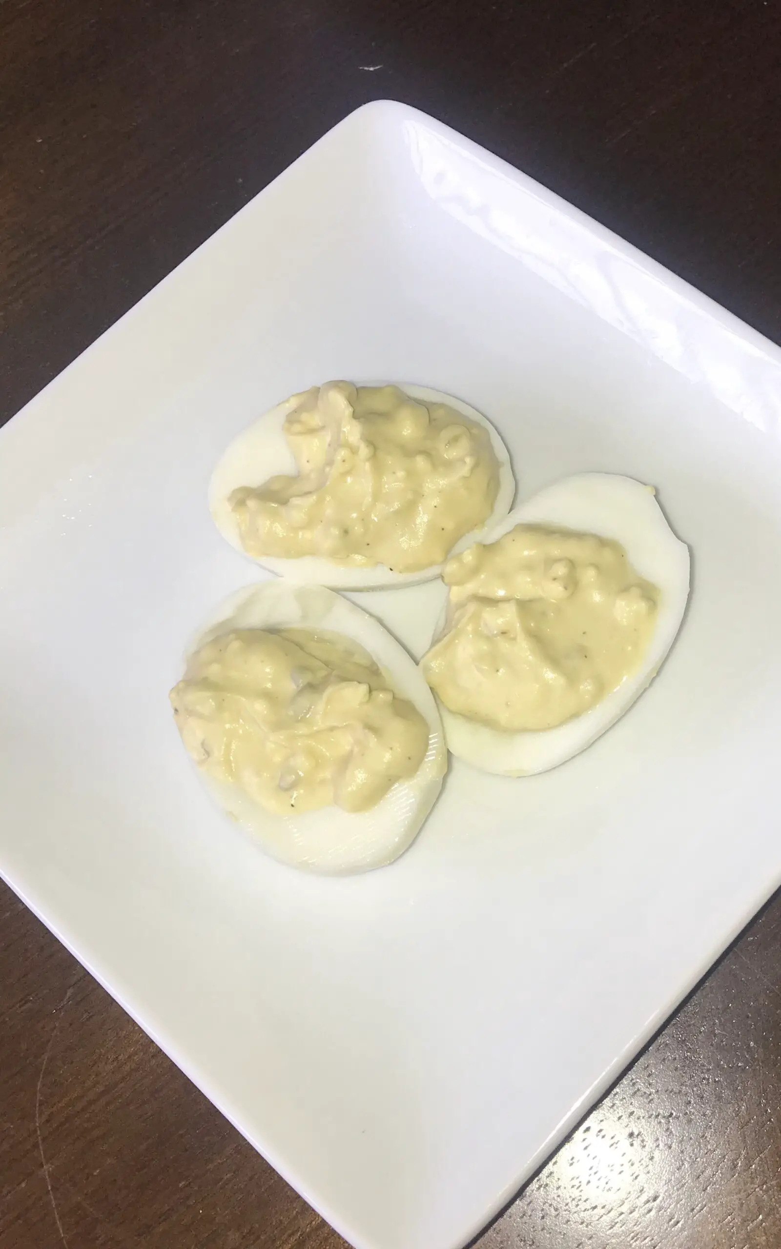 The best ever deviled eggs or stuffed eggs with relish, pepper and some other simple ingredients. It is the most delicious breakfast or snack.