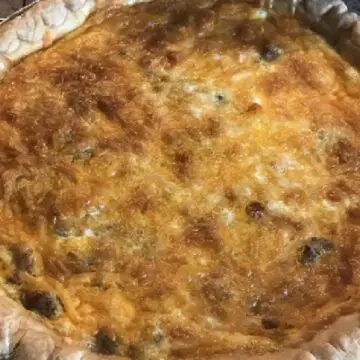 The tempting Sausage Quiche literally melts in your mouth.