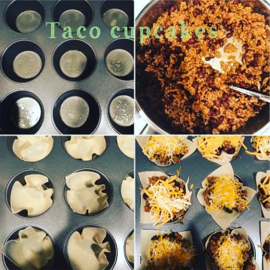 With just a few easy steps, these delicious taco cupcakes will be at the palm of your hand! This crunchy and cute appetizer will leave you asking for more!