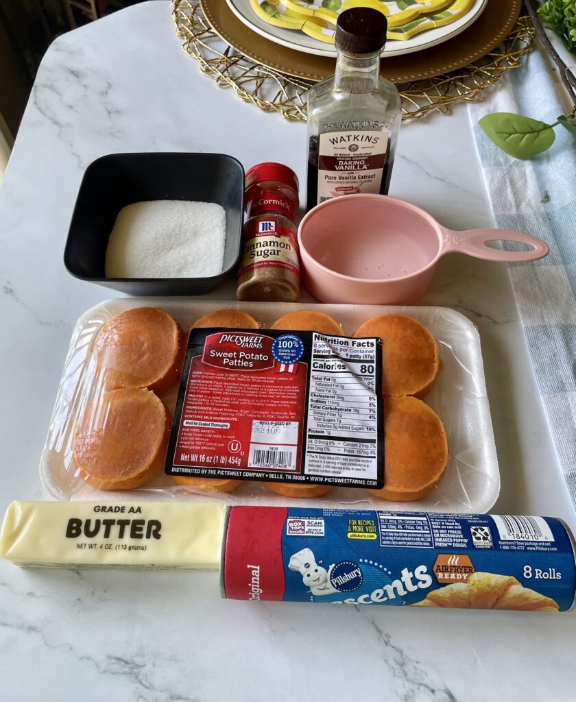 Sweet Potato Dumplings Ingredients