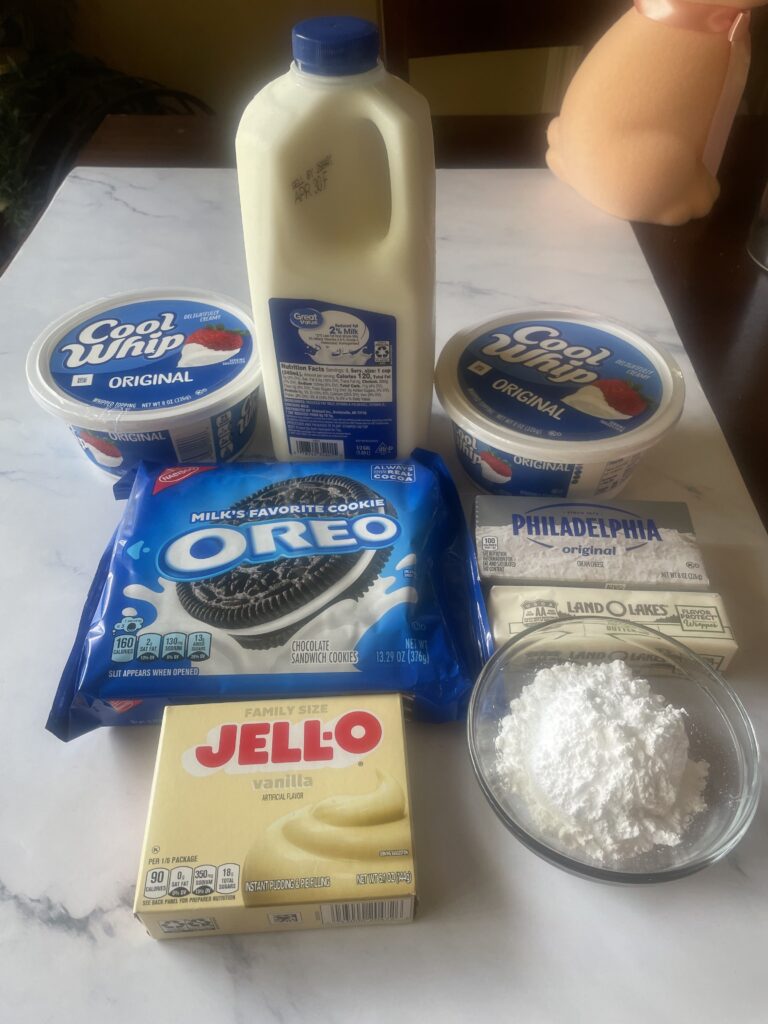 Oreo Dirt Pudding Dessert Oreo Dirt Pudding Ingredients
