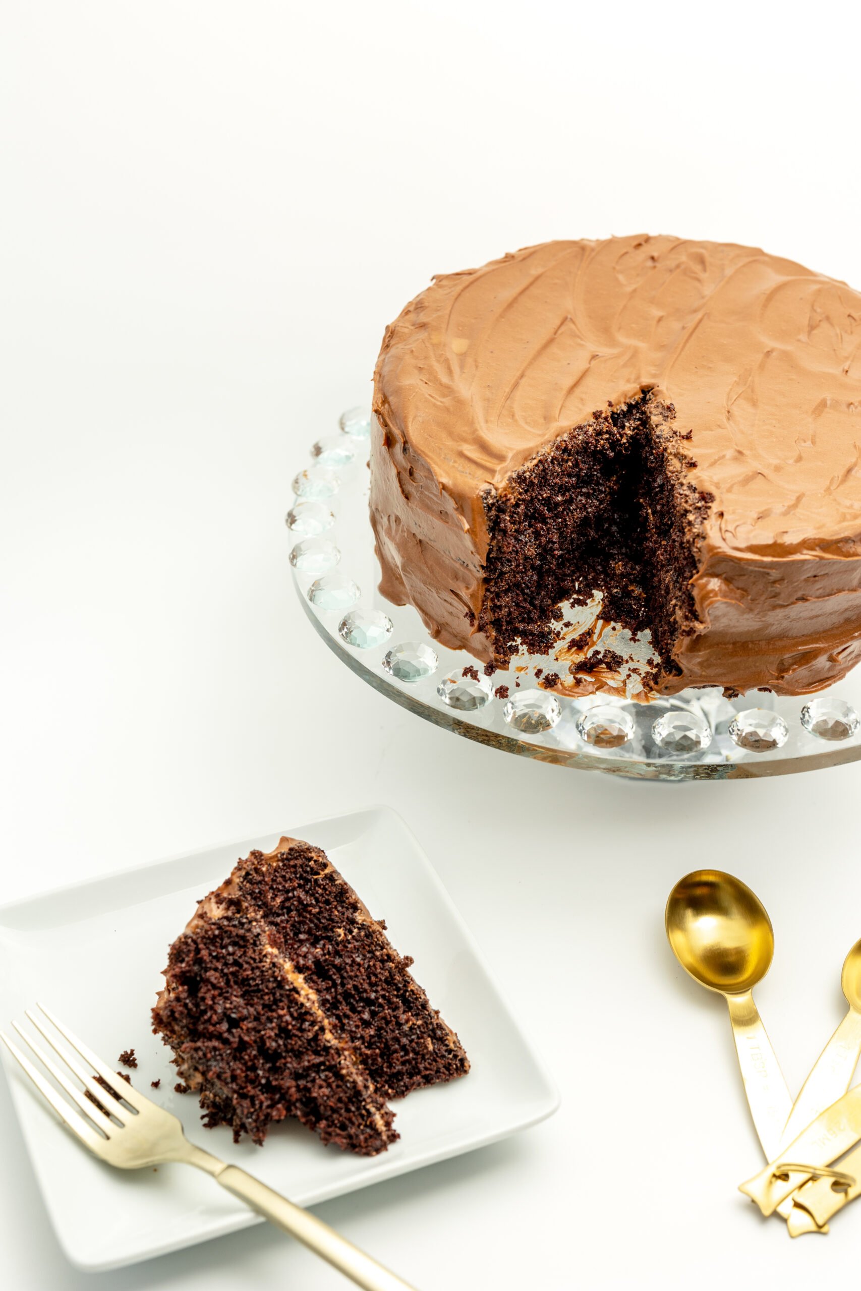 The perfect moist chocolate cake
