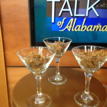 Apple Crisp on Talk of Alabama cooking show