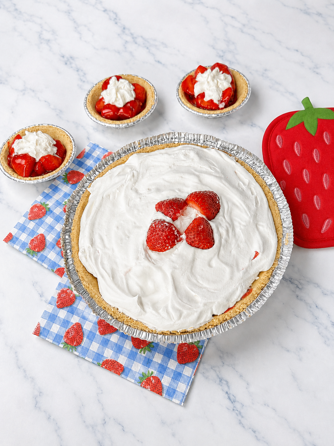No Bake Strawberry Pie