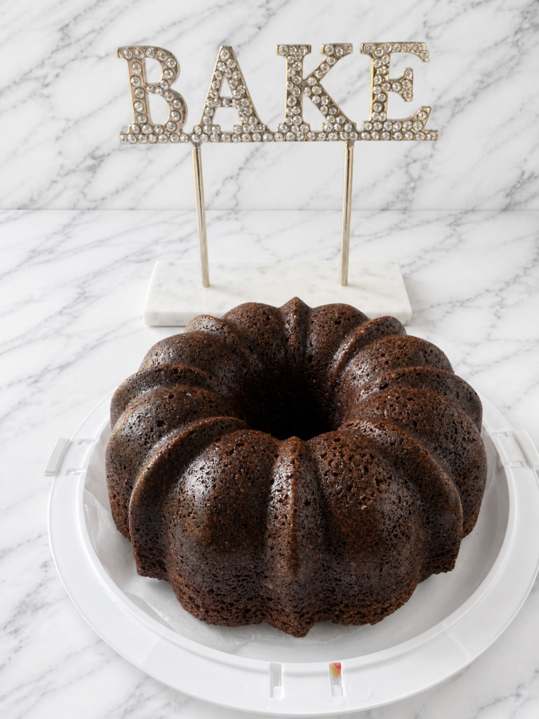 Chocolate Brownie Cake fresh out the oven