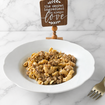 Homemade Hamburger Helper with Ground Turkey