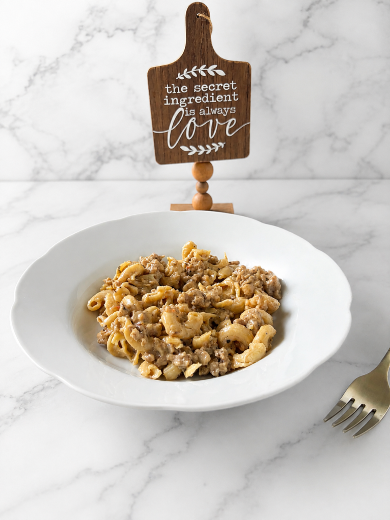 Ground Turkey Homemade Hamburger Helper