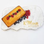 Moist Pound Cake with fresh fruit