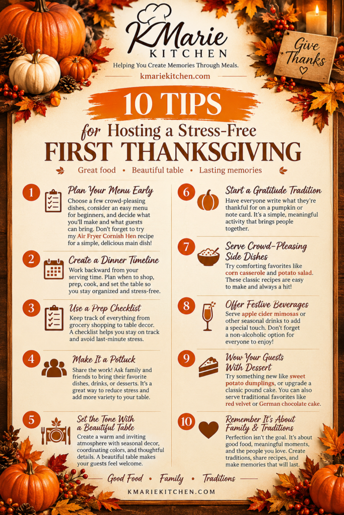 Thanksgiving Planning List 