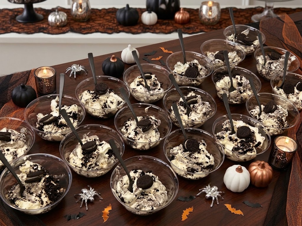 Halloween Oreo Dirt Cups